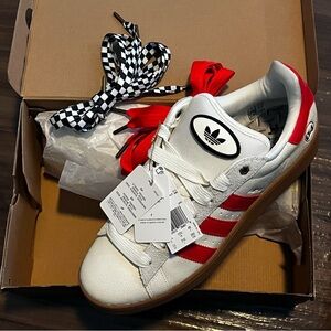 NEW! Premium Goods x adidas Campus 001s Auto Club White/Red - Men’s Size 13